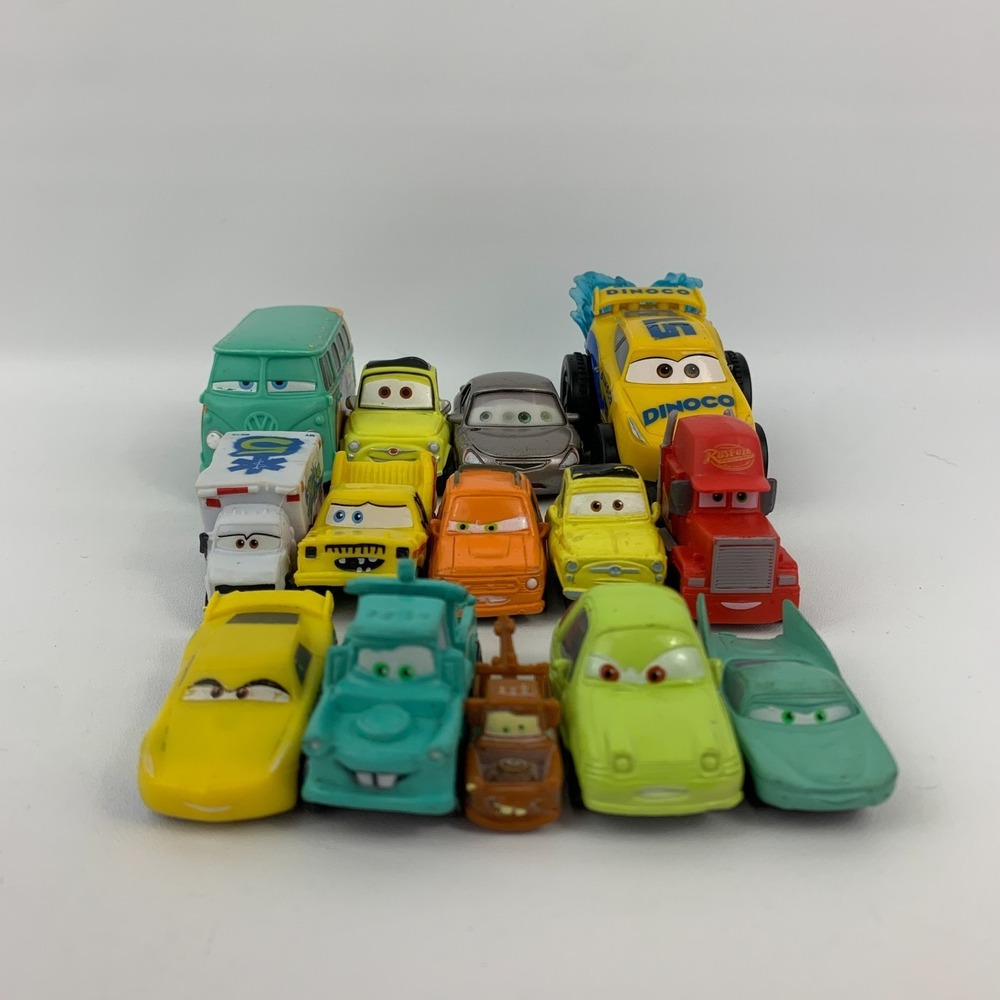 Mattel Disney Pixar Plastic Cars Toy Lot Fillmore Mater Sally Mack Cruz Rami - Picture 3 of 14